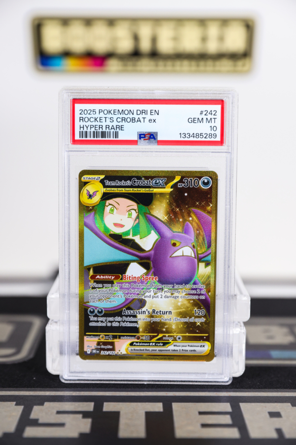 Team Rocket's Crobat ex #242 PSA10